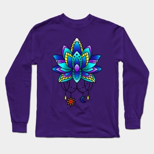 Moonlight Lotus Long Sleeve T-Shirt